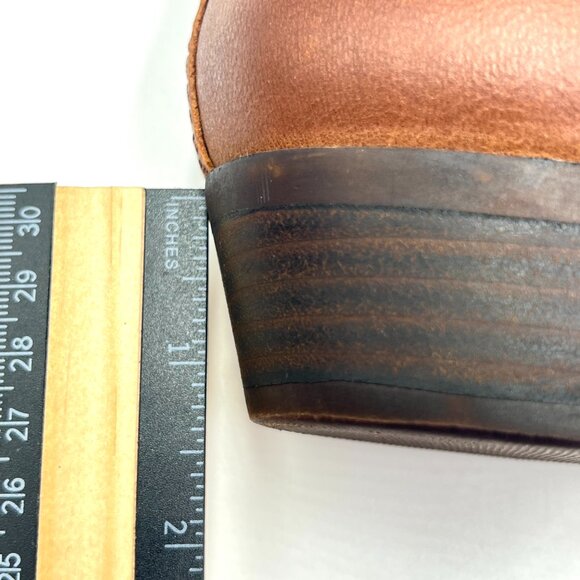 Lucky Brand Womens Size 5 Basel Brown Leather Ankle Boots Booties Shoes‎ - Picture 14 of 15